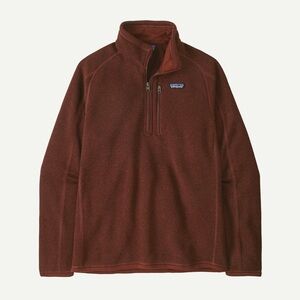 (NWT) Patagonia Men’s Maroon Better Sweater 1/4 Zip - Large